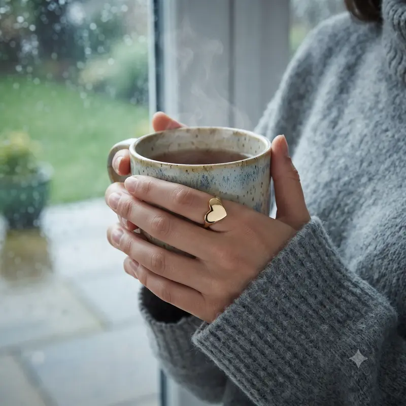 Heart-Shaped Pandora Logo Ring photo review