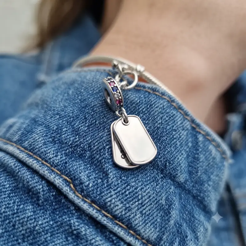 Hero Dog Tag Dangle Charm photo review