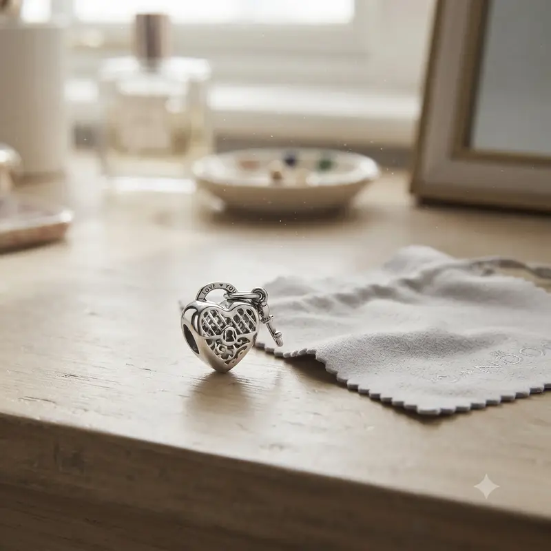 Love You Heart Padlock Charm photo review
