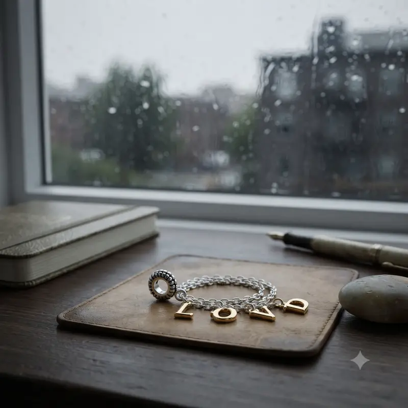 Loved Script Dangle Charm photo review