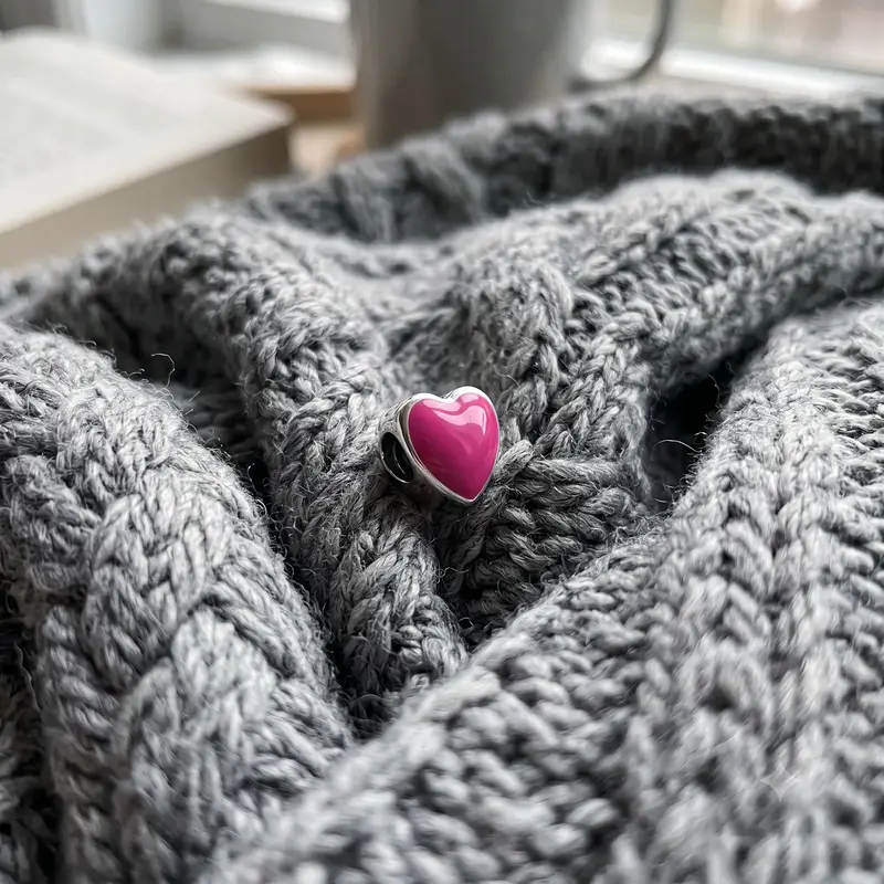Magenta Heart Petite Locket Charm photo review