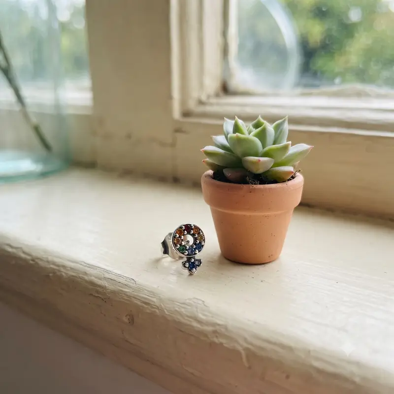 My Girl Pride Single Stud Earring photo review