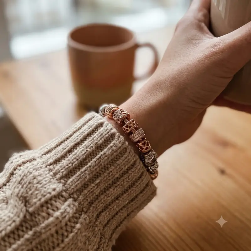 Openwork Hearts Spacer Charm photo review