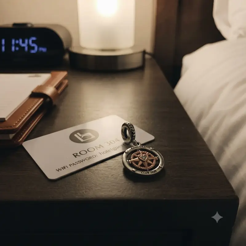 Pandora Club 2020 Compass Dangle Charm photo review