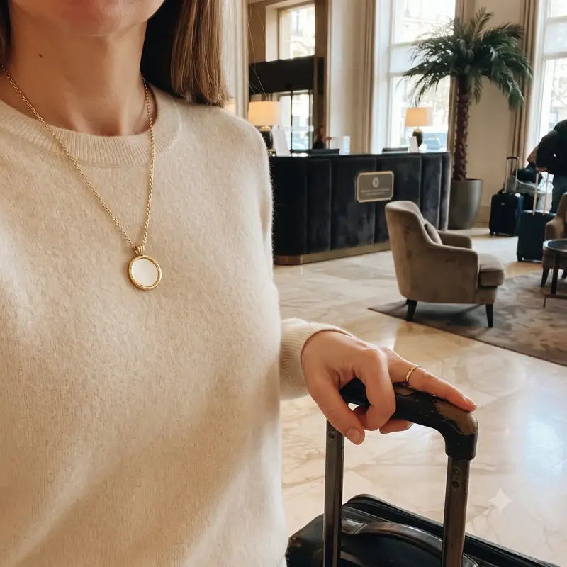 Pandora Lockets Logo Necklace photo review