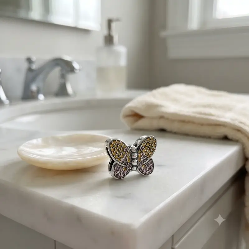 Pavé Butterfly Clip Charm photo review