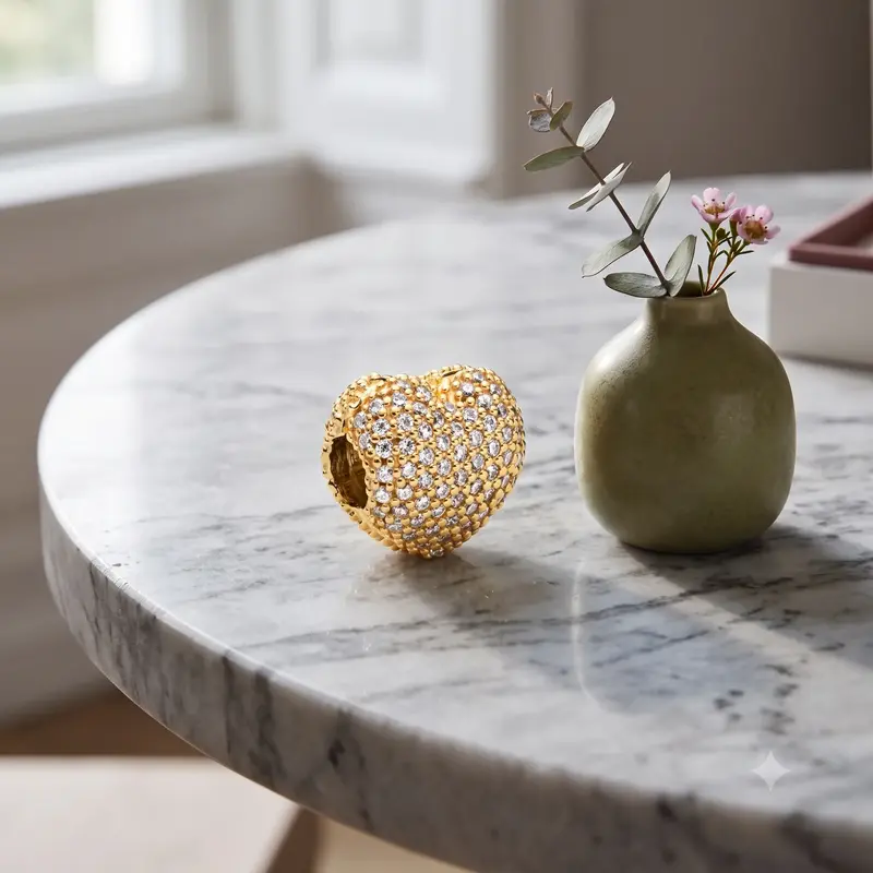 Pavé Heart Clip Charm photo review