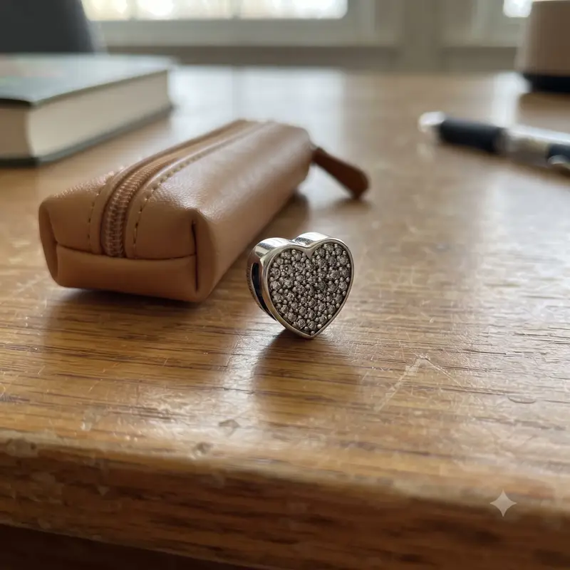 Pav&eacute; Heart Clip Charm photo review