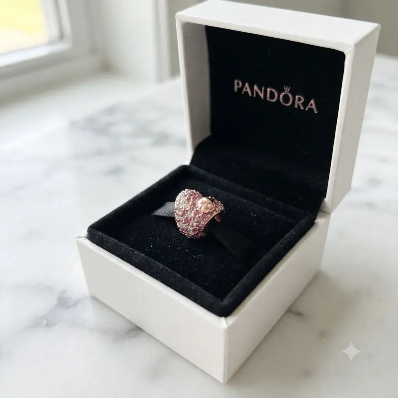 Pav&eacute; Ladybird Heart Charm photo review