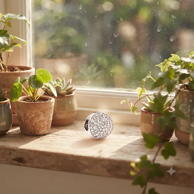 Round Pavé Charm photo review