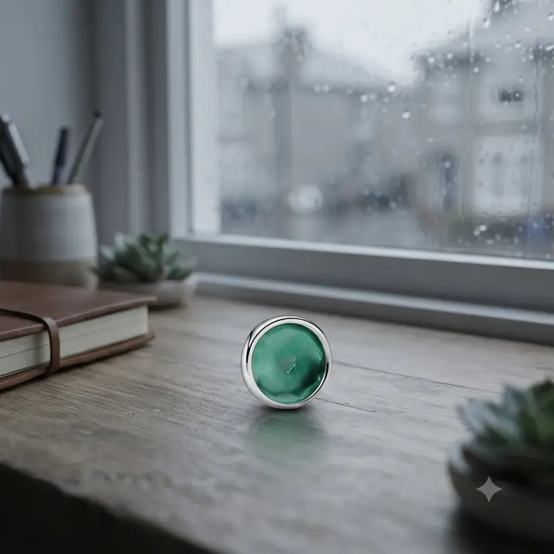 Royal Green May Birthstone Locket Element photo review