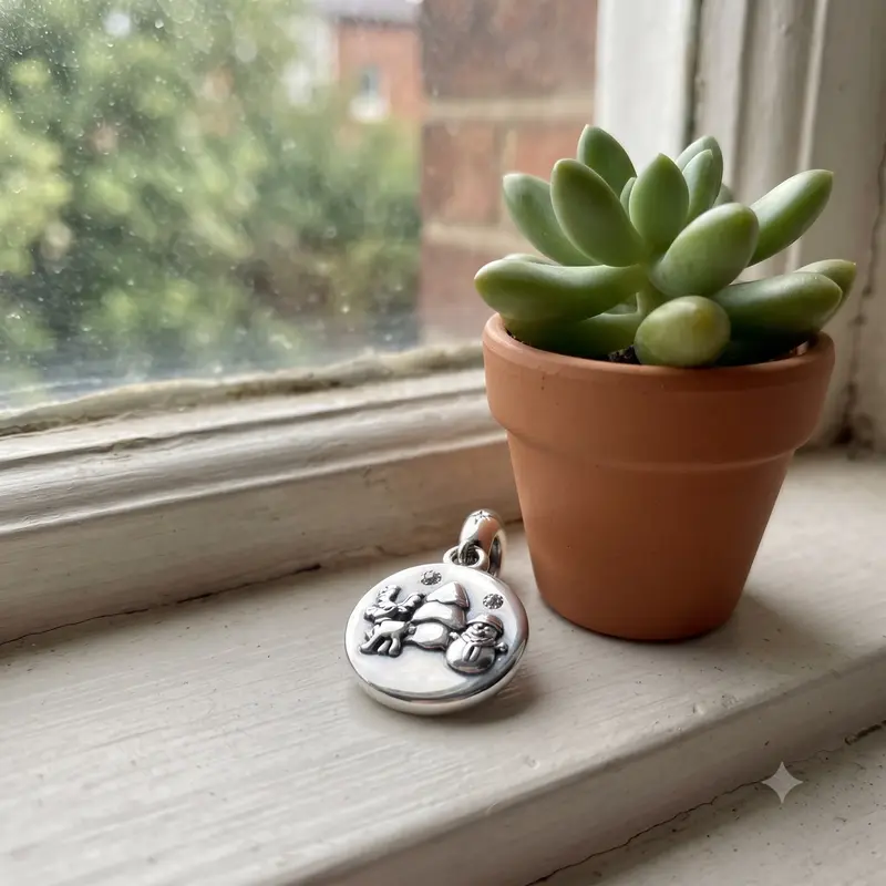 Snowy Scene Dangle Charm photo review