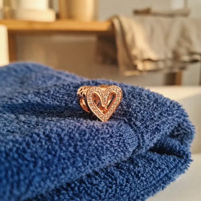 Sparkling Freehand Heart Charm photo review