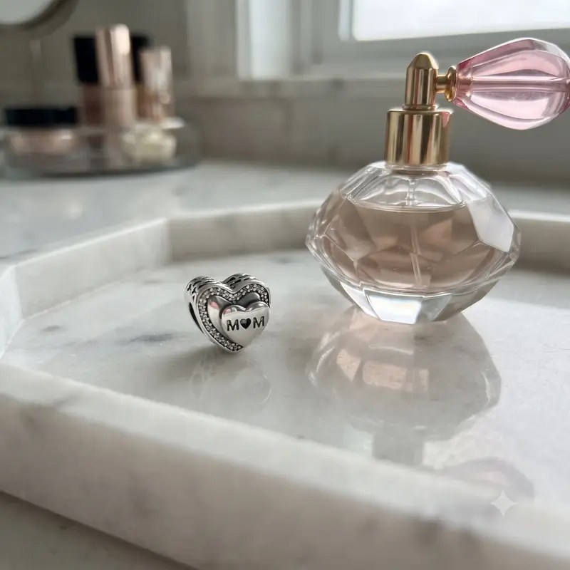 Sparkling Mom Heart Charm photo review