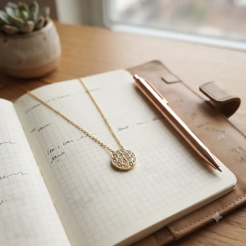 Sparkling Pattern Necklace photo review