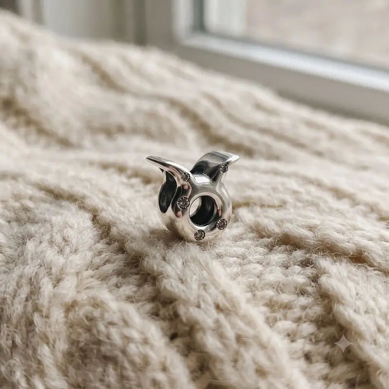 Sparkling Taurus Zodiac Charm photo review