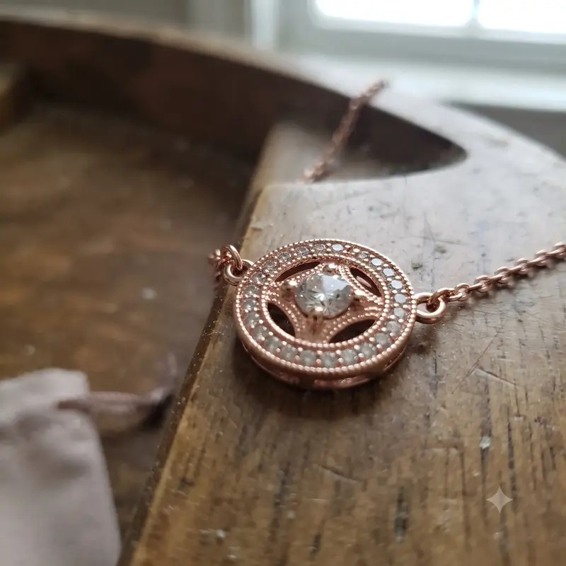 Vintage Circle Collier Necklace photo review